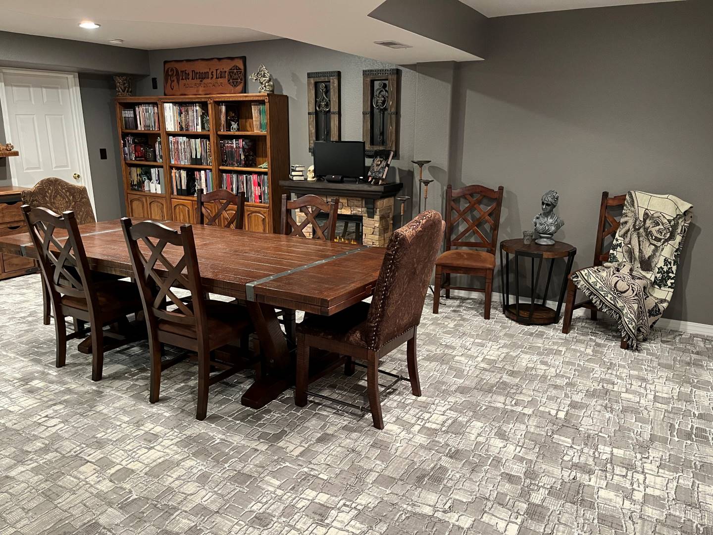 LVP flooring -dining room